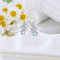 wholesale 925 Sterling Silver Star Moonstone Studs with Cubic Zirconia for Non-Pierced Ears-0-2
