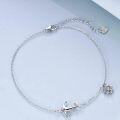 wholesale 925 Sterling Silver Anchor & Helm Charm Anklet for Women Teen Girls Ocean Beach -0-2