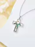 TOUPOP Sterling Silver Mustard Seed Pendant Faith Necklace-0-2