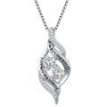 TOUPOP Sterling Silver & Garnet Birthstone Necklace for Sister-0-0