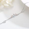 wholesale 925 Sterling Silver Cute Axolotl Charm Bracelet-0-2