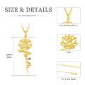 wholesale Gold Plated 925 Sterling Silver Butterfly Lotus Heartbeat Cross Pendant Necklaces Hypoallergenic Faith s for Women and Girls-0-5