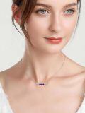 wholesale 925 Sterling Silver Dragonfly Rose Quartz Beads Necklace For Women-0-2