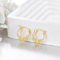 wholesale 10K Gold Dragonfly Hoops Minimalist Earings Gift for Her-0-2