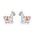wholesale 925 Sterling Silver Colorful Horse Charms For Jewelry Making-0-0