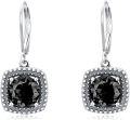 wholesale 925 Sterling Silver with Austrian Birthstone Crystal Elegant Leverback Earrings-0-0