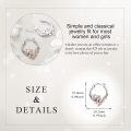 wholesale 925 Sterling Silver Moon & Star Huggie Hoop Earrings - Cute Celestial  for Her-0-4