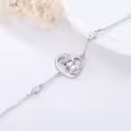 TOUPOP Sterling Silver Stone Cute Animal Anklets Beach Foot Jewelry-0-4