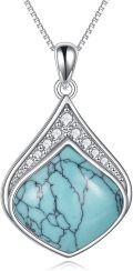 wholesale 925 Sterling Silver Moonstone Lapis Larimar Moss Agate Teardrop Filigree Pendant-0-93