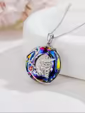 TOUPOP Sterling Silver Stethoscope Caduceus RN Nurse Pendant Necklace-0-2