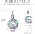 wholesale Sterling Silver Sloth Pendant Necklace Gifts for Women-0-3
