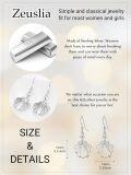 wholesale 925 Sterling Silver Scallop Shell Drop Earrings for Women - Summer Beach s-0-1
