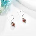 wholesale 925 Sterling Silver Football Dangle Earrings for Women Sport Lover Gift-0-2
