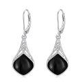 wholesale 925 Sterling Silver Teardrop Drop Earrings Wholesale With Celtic Knots-0-0
