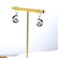 wholesale 925 Sterling Silver Mushroom Crescent Moon Drop Earrings-0-3