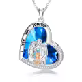 TOUPOP Sterling Silver & Stone Mother Daughter Jewelry Gifts-0-0