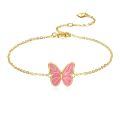 wholesale 14k Gold Butterfly Pendant Necklace Wholesale In White-0-0