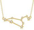 wholesale 14K Yellow Gold Star Constellation Pendant Necklace for Women-0-0