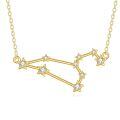 wholesale 14K Yellow Gold Star Constellation Pendant Necklace for Women-0-0