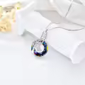 TOUPOP Sterling Silver Butterfly Cremation Jewelry Memorial Urn Necklace-0-3