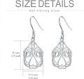 wholesale 925 Sterling Silver Celtic Knot Drop Earrings - Irish s for Women-0-4