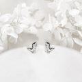 wholesale 925 Sterling Silver Animal Stud Earrings - Dinosaur Design-0-2