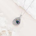 wholesale 925 Sterling Silver Heart Pendant Necklace Wholesale Gold Plated-0-134