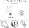 wholesale 925 Sterling Silver Basketball Infinity Sport Lariat Necklace Gift for Women-0-3