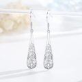 wholesale 925 Sterling Silver Celtic Knot Teardrop Dangle Earrings-0-4
