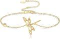 wholesale 14K Gold Dragonfly Chain Charm Bracelet for Women Girls-0-0