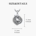 wholesale Sterling Silver Zodiac Constellation Necklace Astrology Pendant-0-27