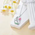 wholesale 925 Sterling Silver Cat Butterfly Pendant Necklace for Women Gifts-0-3