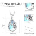 wholesale 925 Sterling Silver Sea Turtle Pendant With Blue Mother Of Pearl And Clear Cz Accents-0-1