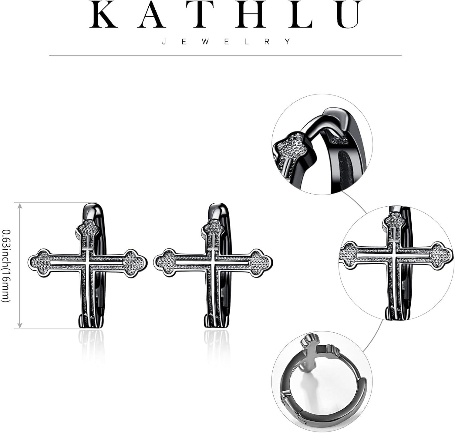 Sterling Silver Small Huggie Hoop Earrings for Men Women Cartilage-0-2