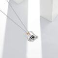 wholesale 925 Sterling Silver Basketball Heart Sports Pendant s for Women-0-4