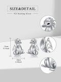 wholesale 925 Sterling Silver Dragon Stud Earrings - Halloween  Ideas-0-4