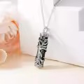 TOUPOP Sterling Silver Tree Of Life Urn Necklace For Ashes Memorial Jewelry-0-4