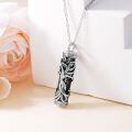 TOUPOP Sterling Silver Tree Of Life Urn Necklace For Ashes Memorial Jewelry-0-4