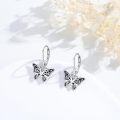 wholesale 925 Sterling Silver Celtic Knot Butterfly Leverback Dangle Earrings for Women and Girls-0-1
