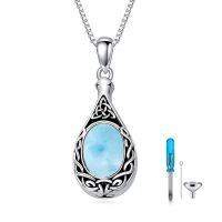 wholesale 925 Sterling Silver Celtic Knot Water Drop Cremation Necklace Wholesale For Ashes-Custom-Non-custom-B-Lairmar Non-custom-B-Lairmar-B-Lairmar-B-Lairmar Custom