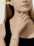 wholesale 925 Sterling Silver Stone Angel Wing Charm Bracelet Jewelry Gift for Women-0-1