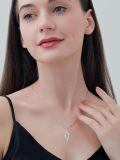 wholesale 14k White Gold Pendant With Diamonds-0-1