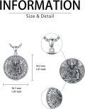 wholesale 925 Sterling Silver Norse God Tyr Pendant Necklace  Viking Jewelry for Men-0-3