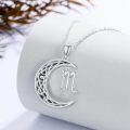 wholesale Sterling Silver Zodiac Necklace 12 Constellations Pendant Jewelry for Women Men-0-1