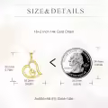 wholesale 14K Gold Heart Shaped Family Pendant Necklaces Wholesale for Sisters and Moms - Mothers' Day & Birthdays Gifts-0-5
