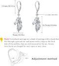 wholesale 925 Sterling Silver Hypoallergenic Dangle Horse Head Drop Earrings with Cubic Zirconia Stones for Women-0-4