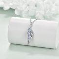 wholesale 925 Sterling Silver Wing Pendant Necklace With Abalone Shell-0-3