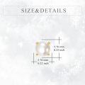 wholesale 14K Yellow Gold Round Freshwater Cultured Pearl Stud Earrings - 6mm AAA Quality-0-3