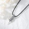 wholesale 925 Sterling Silver Lion Head Arrowhead Pendant Necklaces for Men Women 925 Sterling Silver s-0-1