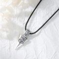 wholesale 925 Sterling Silver Lion Head Arrowhead Pendant Necklaces for Men Women 925 Sterling Silver s-0-1